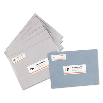 Avery® White Address Labels W- Sure Feed Technology For Laser Printers, Laser Printers, 0.5 X 1.75, White, 80-sheet, 250 Sheets-box freeshipping - TVN Wholesale